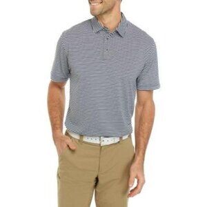 Pro Tour Men's Stripe Polo Shirt with Collar  NEW LARGE